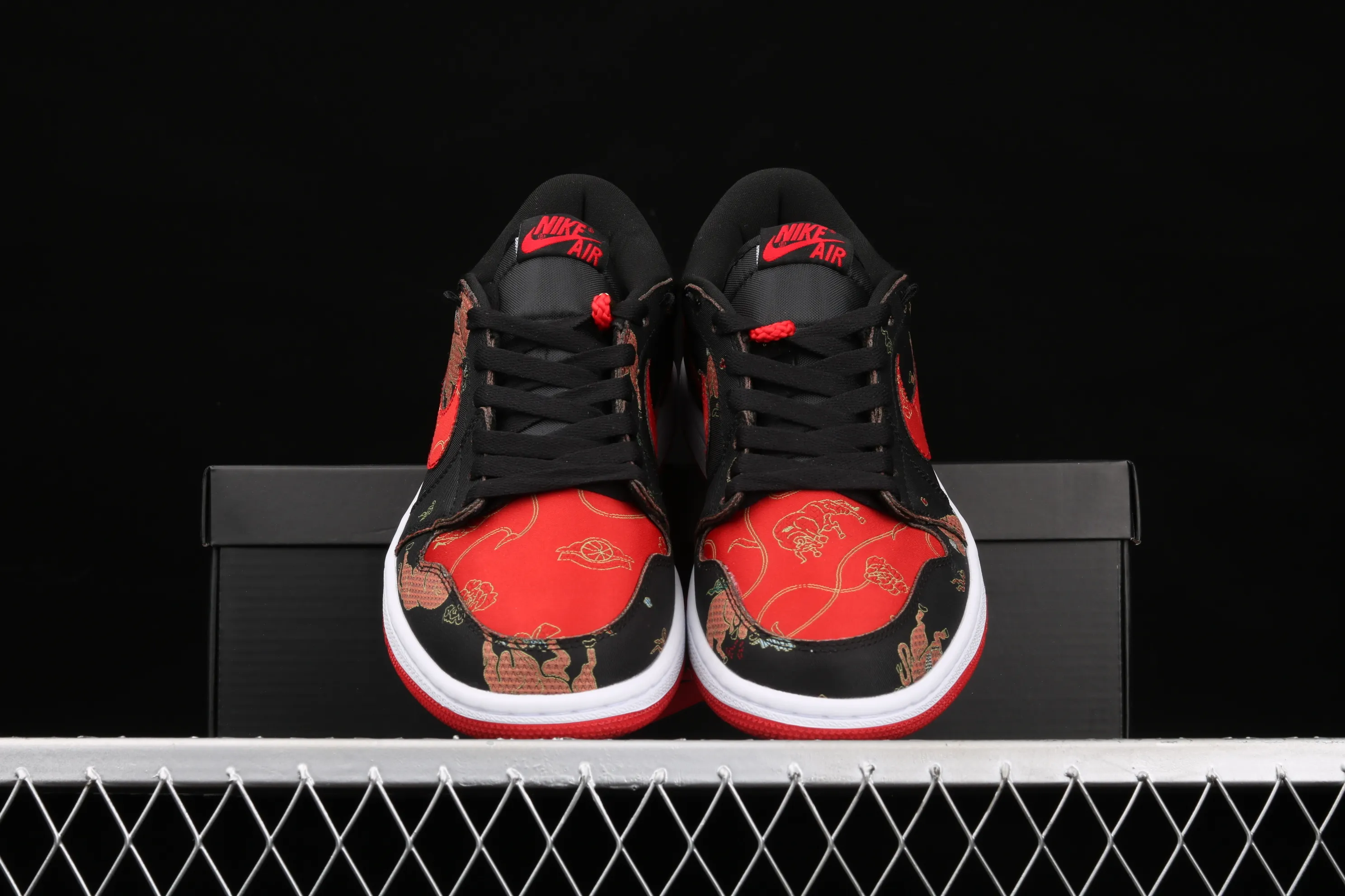 All categories Air Jordan Jordan series basketball shoes Air Jordan 1 Low Air Jordan 1 Low AJ1 Joe 1 Chinese red silk low-top cultural and leisure sports sneakers DD2233-001